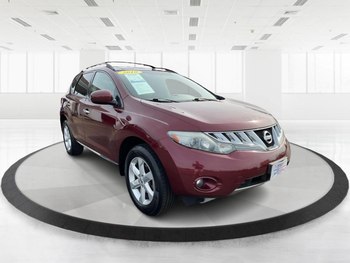 2010 Nissan Murano SL (JN8AZ1MW4AW) with an 3.5L V-6 DOHC engine, located at 1099 N County Rd 25A, Troy, OH, 45373, (937) 908-9800, 40.057079, -84.212883 - One Owner - Photo#0