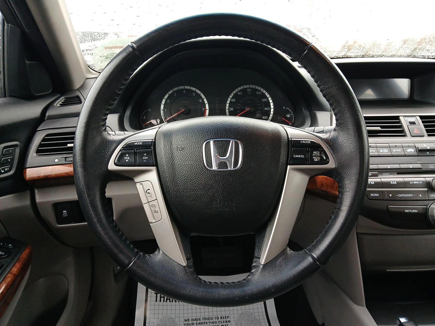 2011 Honda Accord EX-L V-6 Sedan AT (1HGCP3F82BA) with an 3.5L V6 SOHC 24V engine, 5-Speed Automatic transmission, located at 4508 South Dixie Dr, Moraine, OH, 45439, (937) 908-9800, 39.689976, -84.218452 - 2011 Honda Accord EX-L V-6 Sedan AT - Photo#13