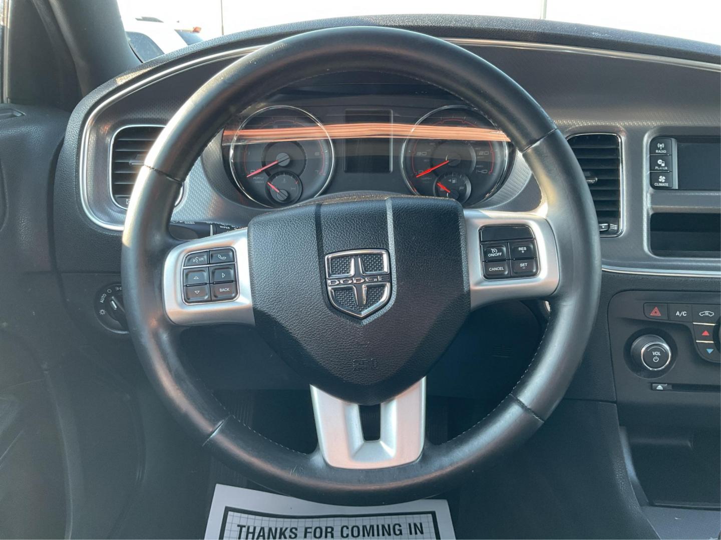 2012 Pitch Black Dodge Charger SE (2C3CDXBGXCH) with an 3.6L V6 DOHC 24V engine, 5-Speed Automatic transmission, located at 401 Woodman Dr, Riverside, OH, 45431, (937) 908-9800, 39.760899, -84.123421 - 2012 Dodge Charger SE - Photo#15