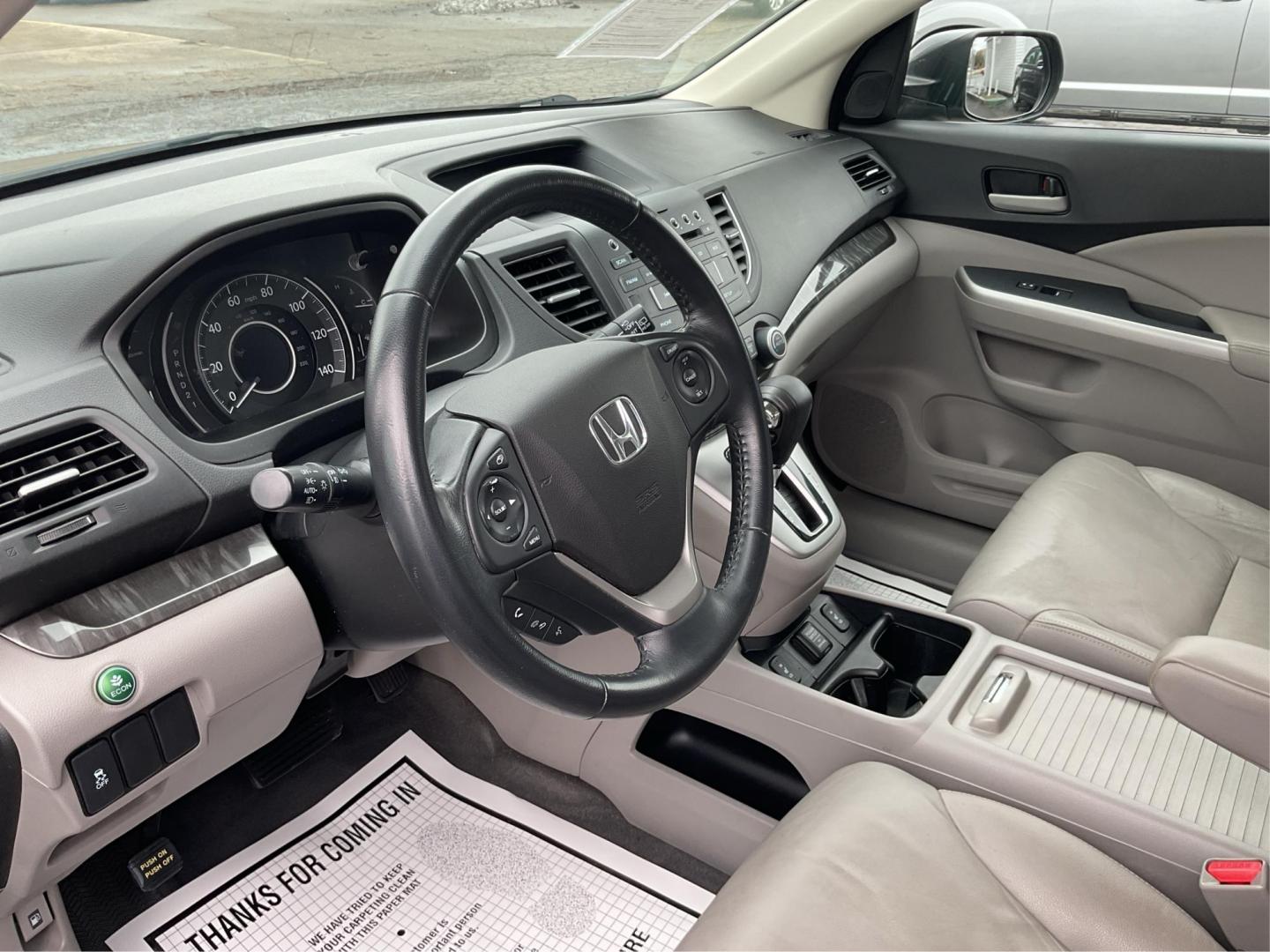2012 Honda CR-V EX-L 4WD 5-Speed AT (2HKRM3H75CH) with an Other engine, located at 1099 N County Rd 25A, Troy, OH, 45373, (937) 908-9800, 40.057079, -84.212883 - One Owner - Photo#8