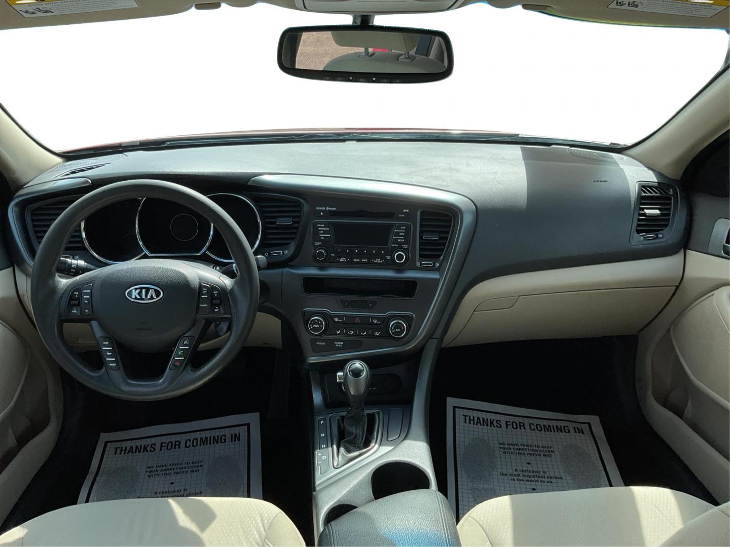 2012 Spicy Red Metallic Kia Optima LX AT (5XXGM4A73CG) with an 2.4L L4 DOHC 16V engine, 6-Speed Automatic transmission, located at 1099 N County Rd 25A, Troy, OH, 45373, (937) 908-9800, 40.057079, -84.212883 - 2012 Kia Optima LX AT - Photo#19