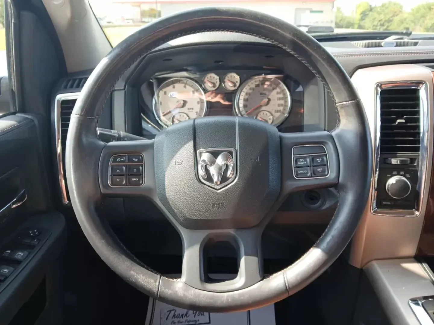 2012 Ram 1500 Laramie Longhorn Edition Crew Cab 4WD (1C6RD7PT6CS) with an 5.7L V8 OHV 16V engine, 6-Speed Automatic transmission, located at 1099 N County Rd 25A, Troy, OH, 45373, (937) 908-9800, 40.057079, -84.212883 - One Owner - Photo#16