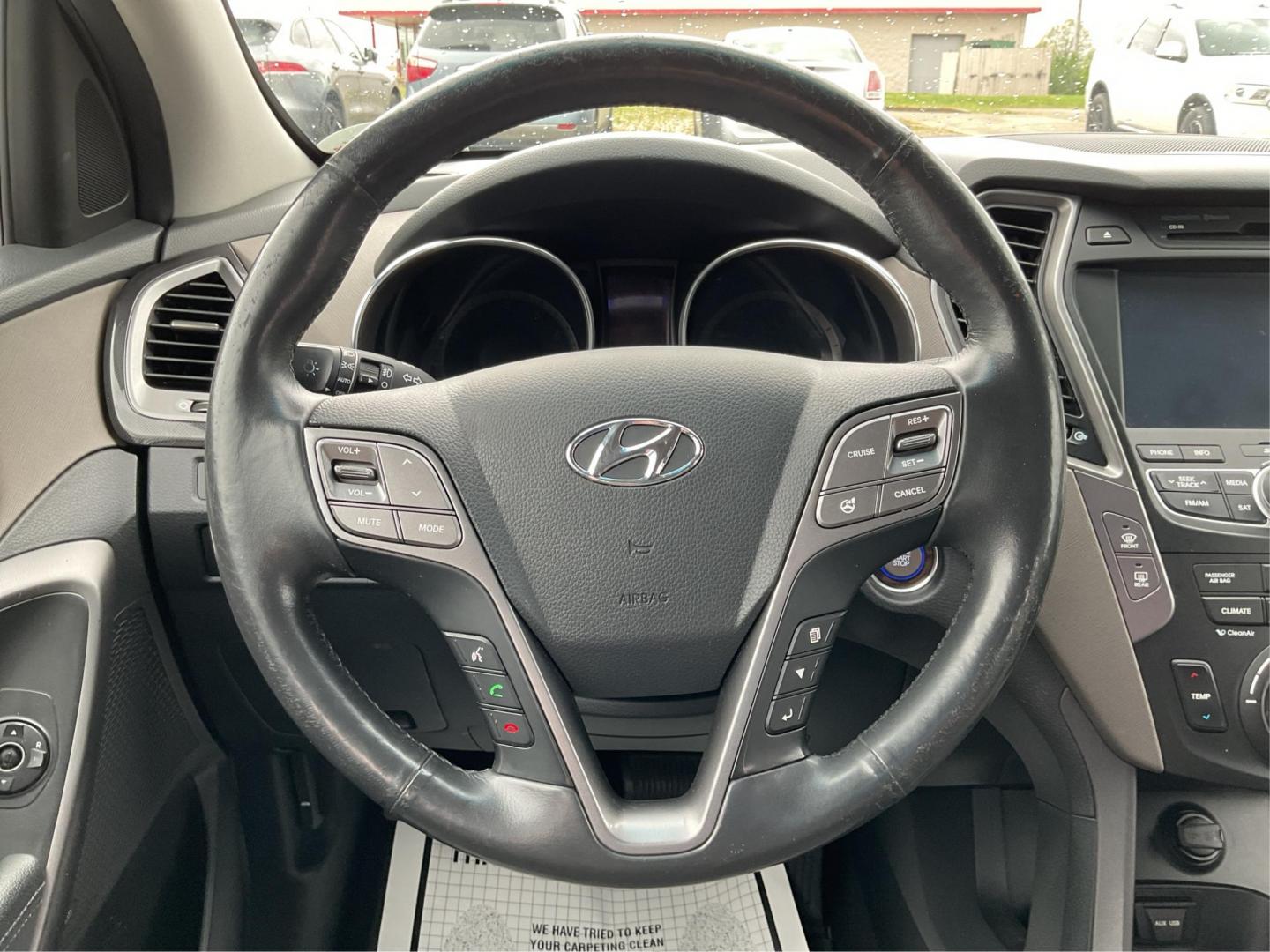 2013 Hyundai Santa Fe Sport (5XYZU3LB9DG) with an Theta II 2.4L I-4 gasoline direct injection engine, located at 880 E. National Road, Vandalia, OH, 45377, (937) 908-9800, 39.891918, -84.183594 - One Owner - Photo#14