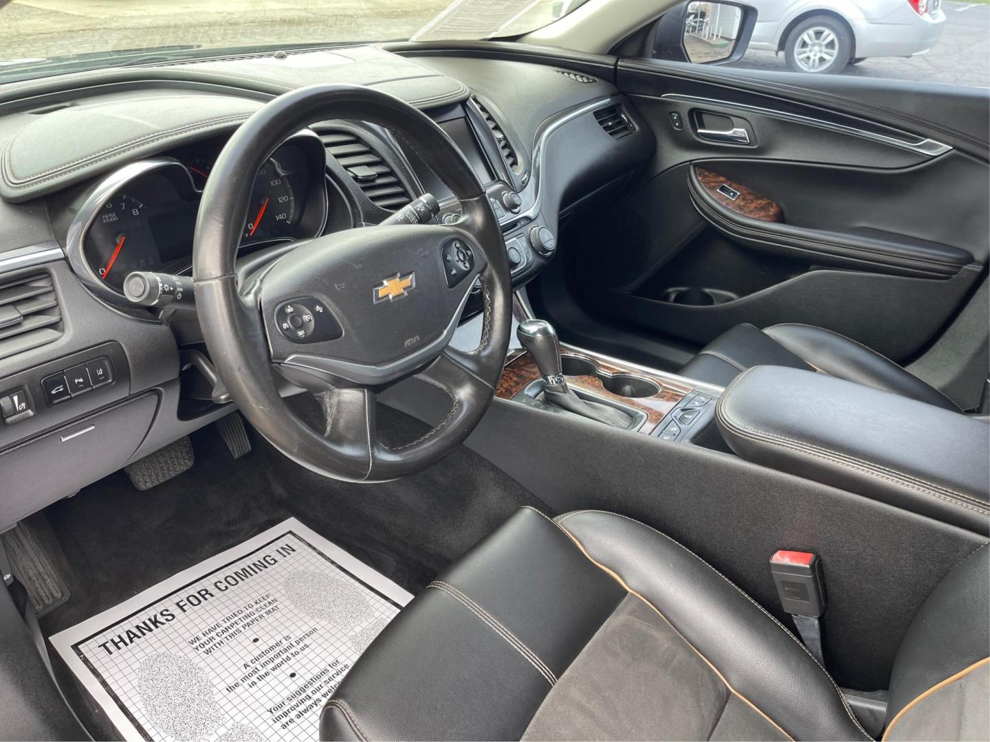 2014 Black Chevrolet Impala 2LT (2G1125S32E9) with an 3.6L V6 DOHC 24VV FFV engine, 6-Speed Automatic transmission, located at 1099 N County Rd 25A, Troy, OH, 45373, (937) 908-9800, 40.057079, -84.212883 - 2014 Chevrolet Impala 2LT - Photo#8