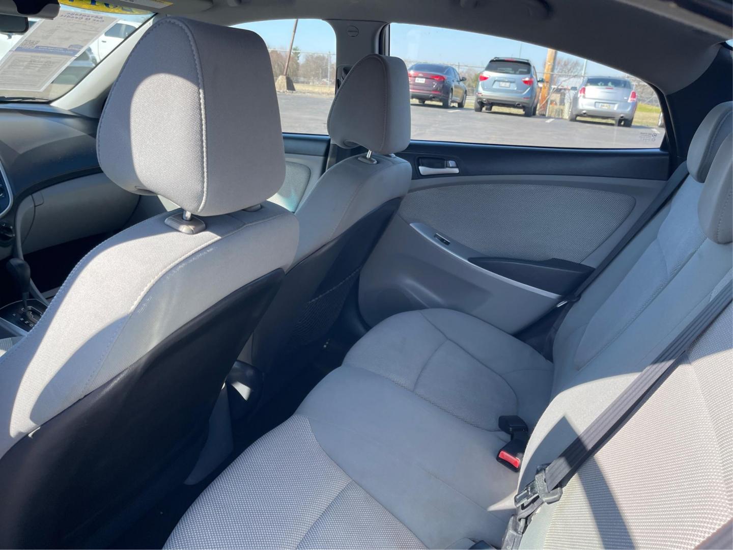 2014 Hyundai Accent GLS 4-Door (KMHCT4AE0EU) with an 1.6L L4 DOHC 16V engine, located at 8750 N County Rd 25A, Piqua, OH, 45356, (937) 908-9800, 40.164391, -84.232513 - 2014 Hyundai Accent GLS 4-Door - Photo#9