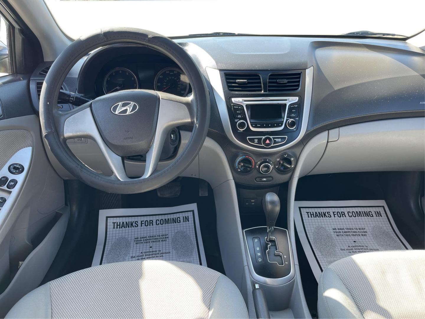 2014 Hyundai Accent GLS 4-Door (KMHCT4AE0EU) with an 1.6L L4 DOHC 16V engine, located at 8750 N County Rd 25A, Piqua, OH, 45356, (937) 908-9800, 40.164391, -84.232513 - 2014 Hyundai Accent GLS 4-Door - Photo#18