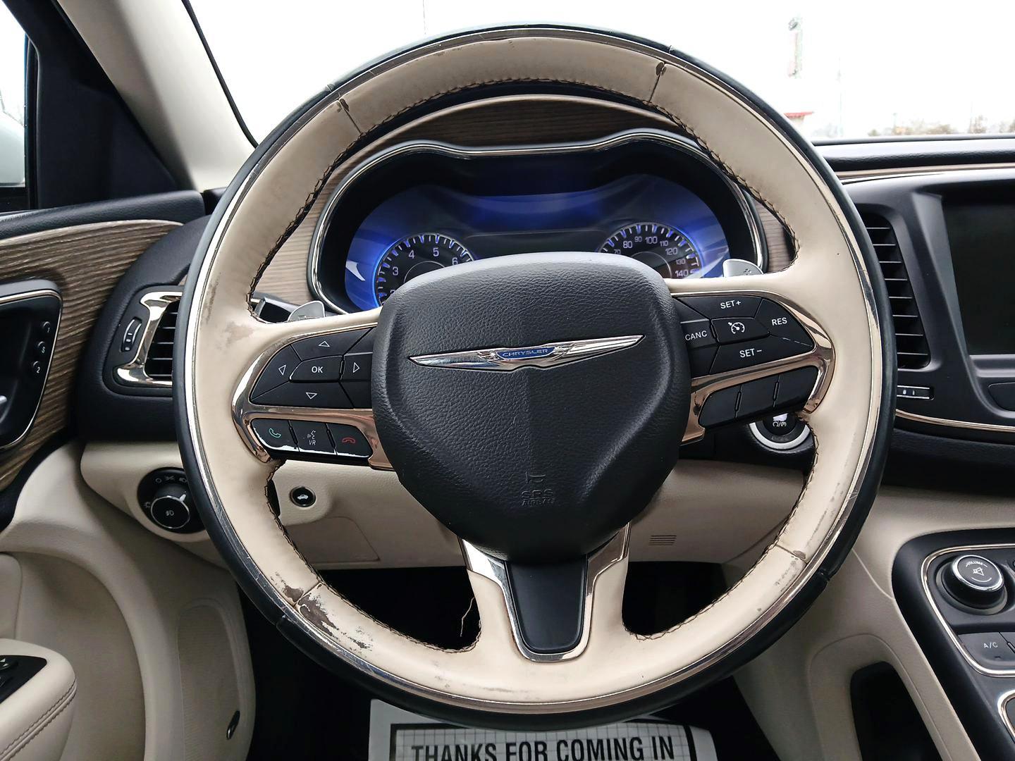 2015 Chrysler 200 C AWD (1C3CCCEG3FN) with an 3.6L V6 DOHC 24V FFV engine, 9-Speed Automatic transmission, located at 1230 East Main St, Xenia, OH, 45385, (937) 908-9800, 39.688026, -83.910172 - 2015 Chrysler 200 C AWD - Photo#15
