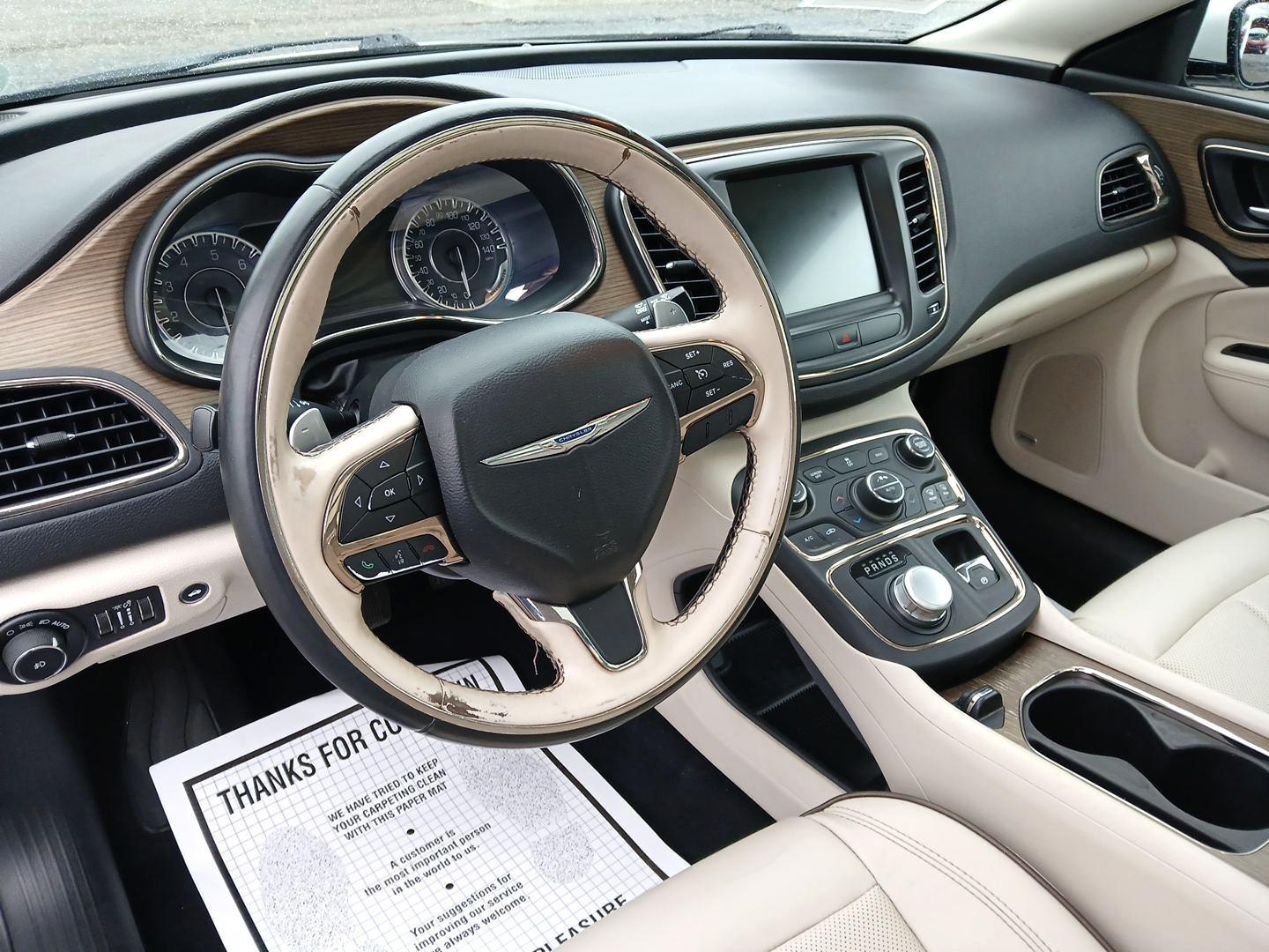 2015 Chrysler 200 C AWD (1C3CCCEG3FN) with an 3.6L V6 DOHC 24V FFV engine, 9-Speed Automatic transmission, located at 1230 East Main St, Xenia, OH, 45385, (937) 908-9800, 39.688026, -83.910172 - 2015 Chrysler 200 C AWD - Photo#8