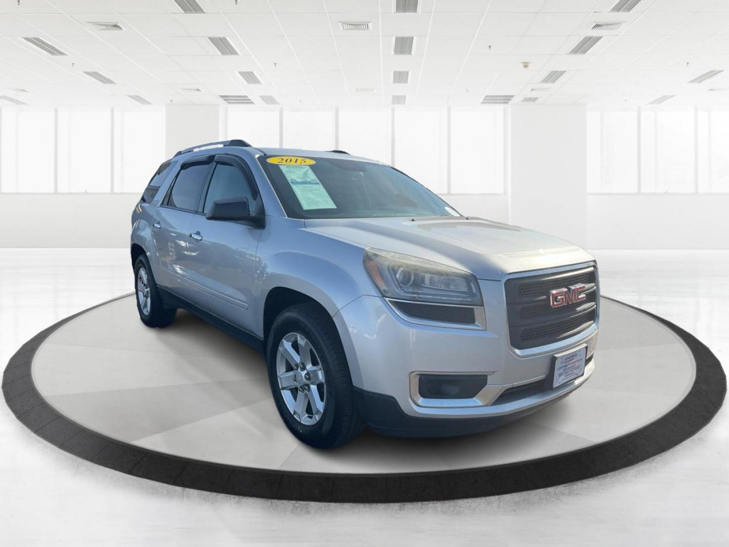 2015 Quicksilver Metallic GMC Acadia SLE-2 AWD (1GKKVPKD4FJ) with an 3.6L V6 DOHC 24V engine, 6-Speed Automatic transmission, located at 1951 S Dayton Lakeview Rd., New Carlisle, OH, 45344, (937) 908-9800, 39.890999, -84.050255 - 2015 GMC Acadia SLE-2 AWD - Photo#0