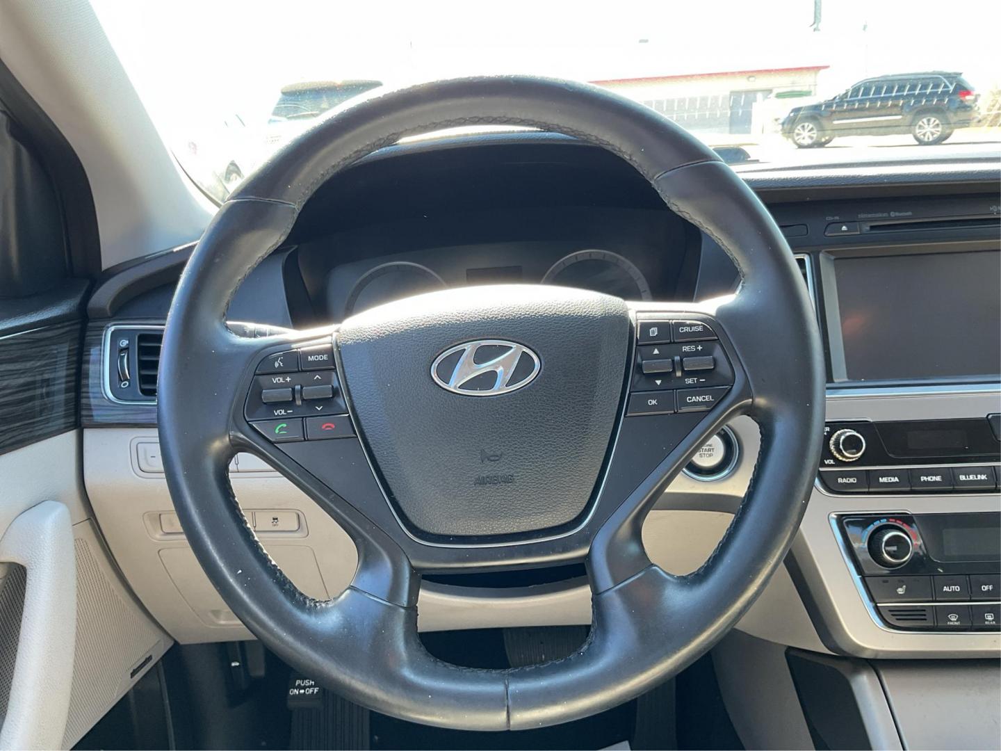 2015 Hyundai Sonata ECO (5NPE24AA3FH) with an 1.6L I-4 gasoline direct injection engine, located at 4508 South Dixie Dr, Moraine, OH, 45439, (937) 908-9800, 39.689976, -84.218452 - 2015 Hyundai Sonata ECO - Photo#14
