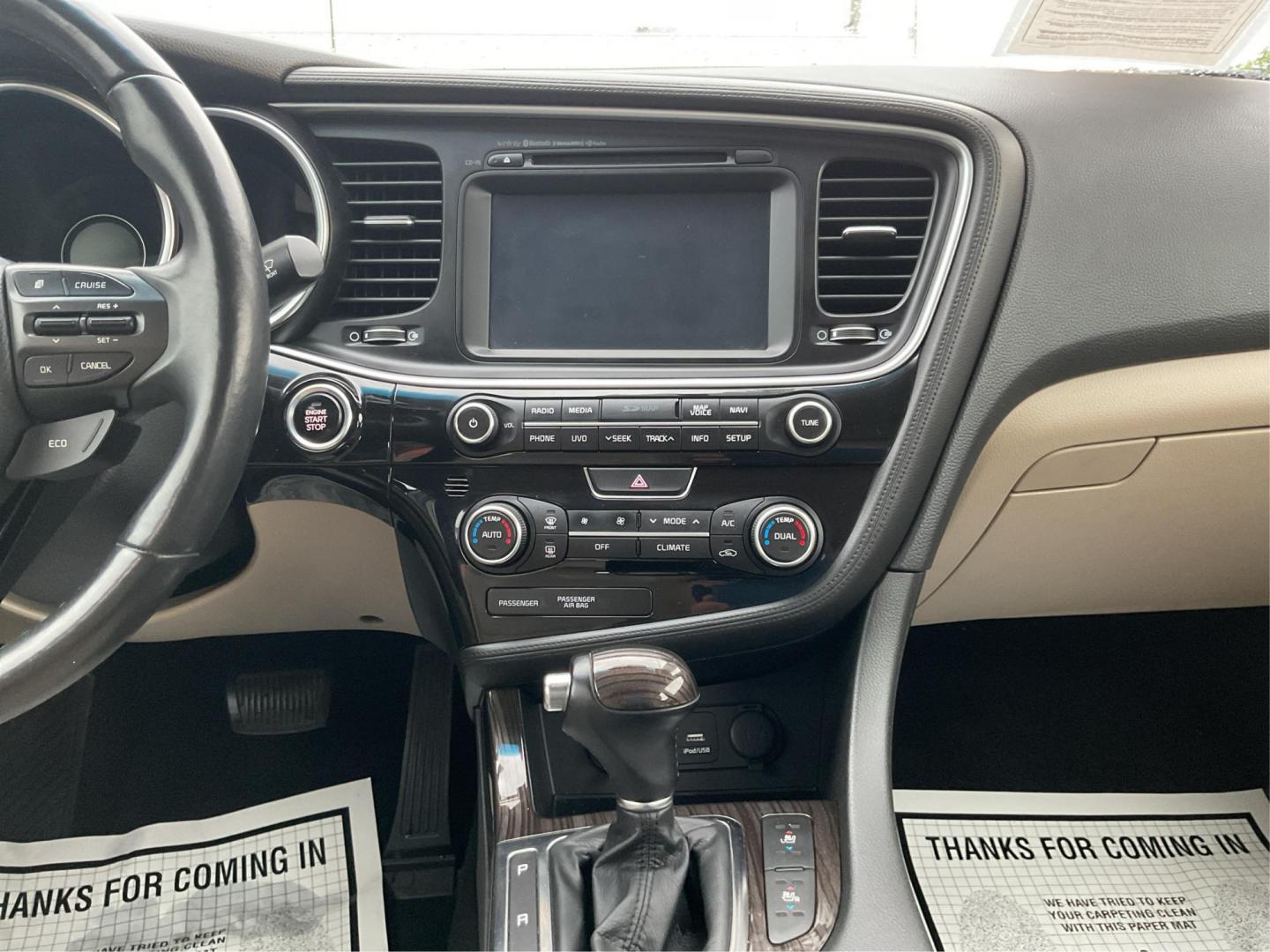 2015 Kia Optima EX (5XXGN4A76FG) with an Theta II 2.4L I-4 gasoline direct injection engine, located at 1099 N County Rd 25A, Troy, OH, 45373, (937) 908-9800, 40.057079, -84.212883 - 2015 Kia Optima EX - Photo#12