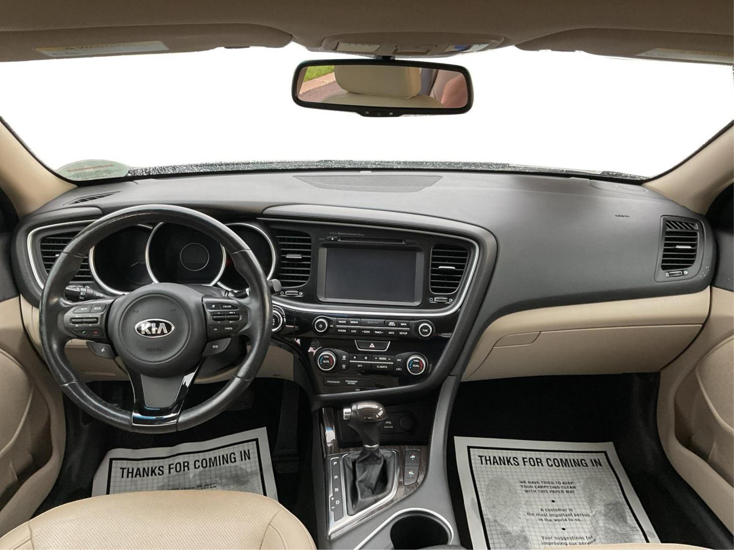 2015 Kia Optima EX (5XXGN4A76FG) with an Theta II 2.4L I-4 gasoline direct injection engine, located at 1099 N County Rd 25A, Troy, OH, 45373, (937) 908-9800, 40.057079, -84.212883 - 2015 Kia Optima EX - Photo#19