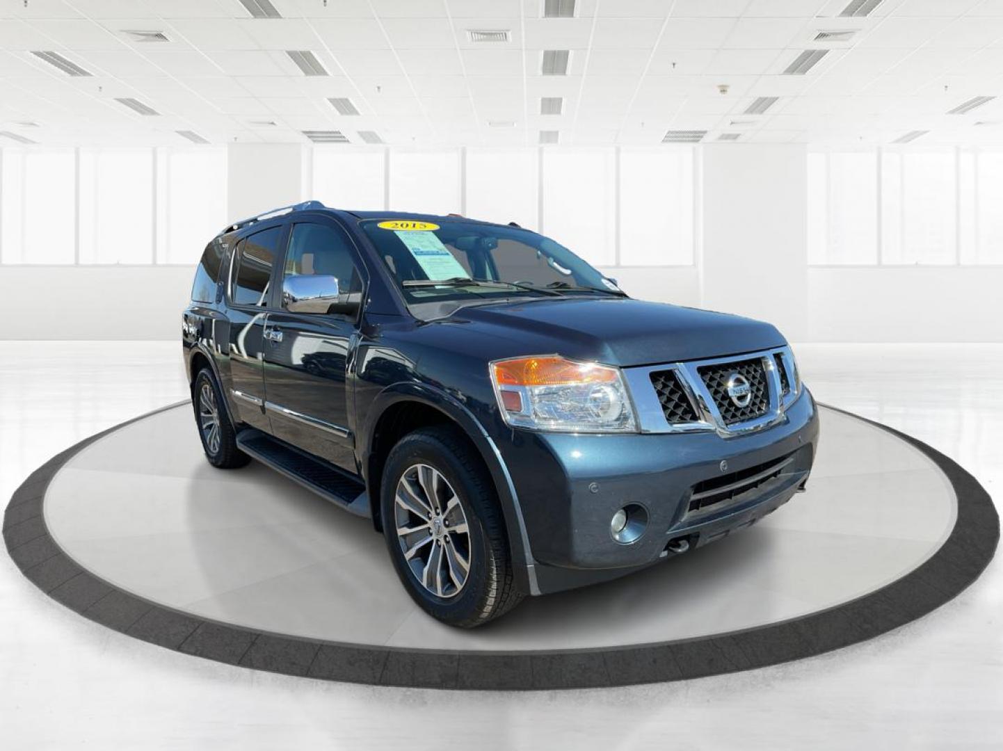 2015 Nissan Armada Platinum (5N1BA0NE1FN) with an Endurance 5.6L V-8 DOHC engine, located at 8750 N County Rd 25A, Piqua, OH, 45356, (937) 908-9800, 40.164391, -84.232513 - Third Row - Photo#0