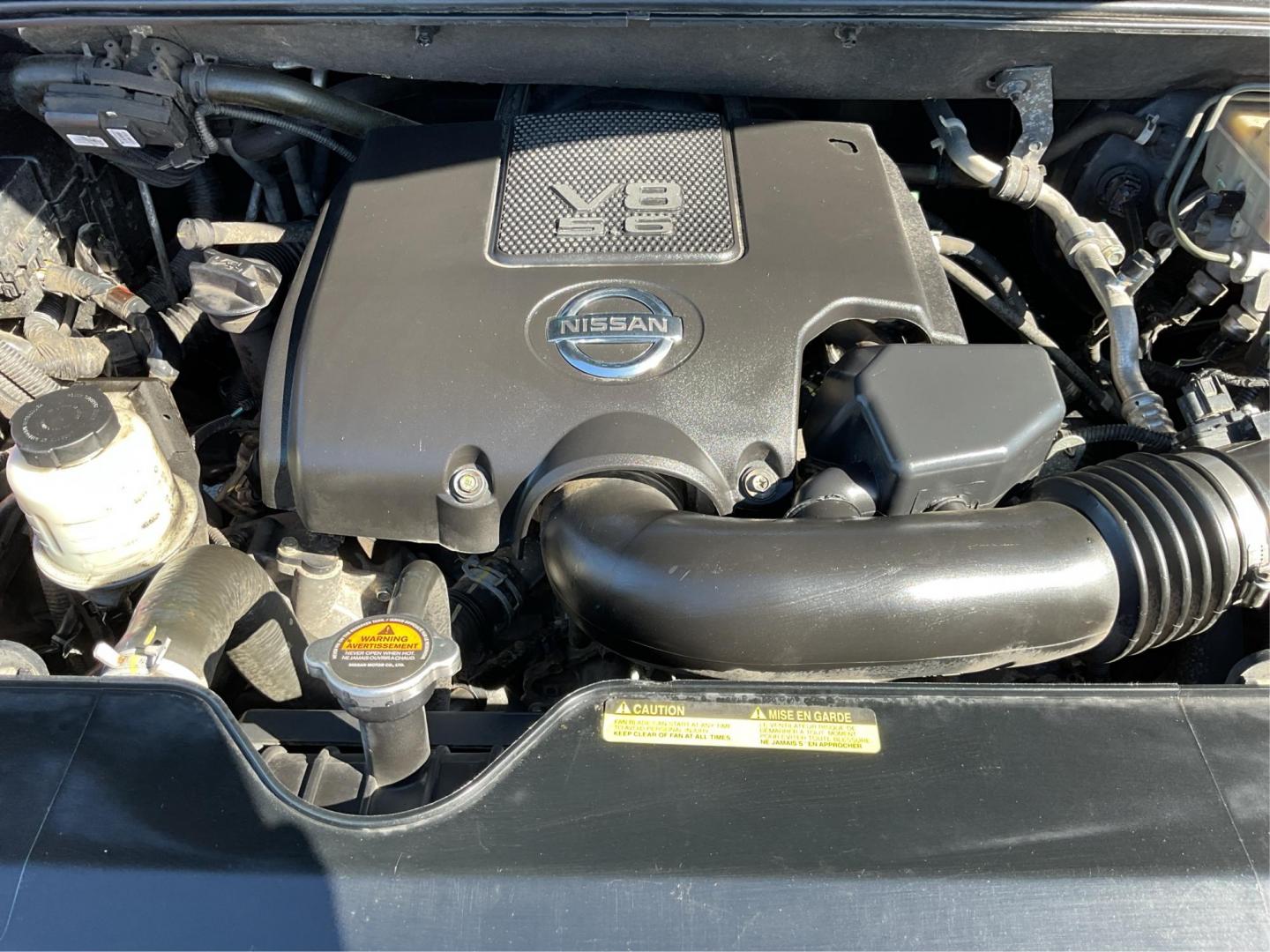 2015 Nissan Armada Platinum (5N1BA0NE1FN) with an Endurance 5.6L V-8 DOHC engine, located at 8750 N County Rd 25A, Piqua, OH, 45356, (937) 908-9800, 40.164391, -84.232513 - Third Row - Photo#10