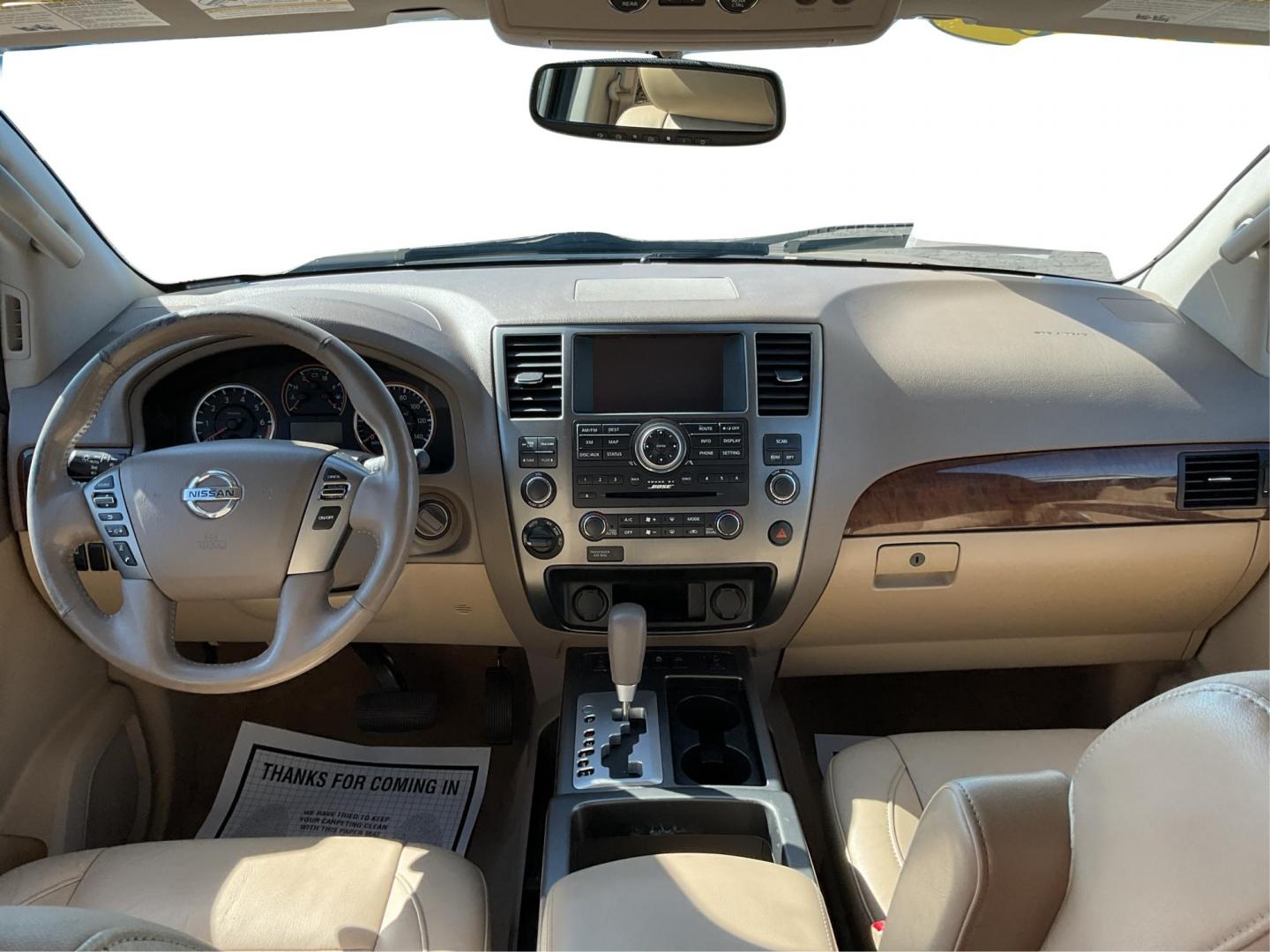 2015 Nissan Armada Platinum (5N1BA0NE1FN) with an Endurance 5.6L V-8 DOHC engine, located at 8750 N County Rd 25A, Piqua, OH, 45356, (937) 908-9800, 40.164391, -84.232513 - Third Row - Photo#19