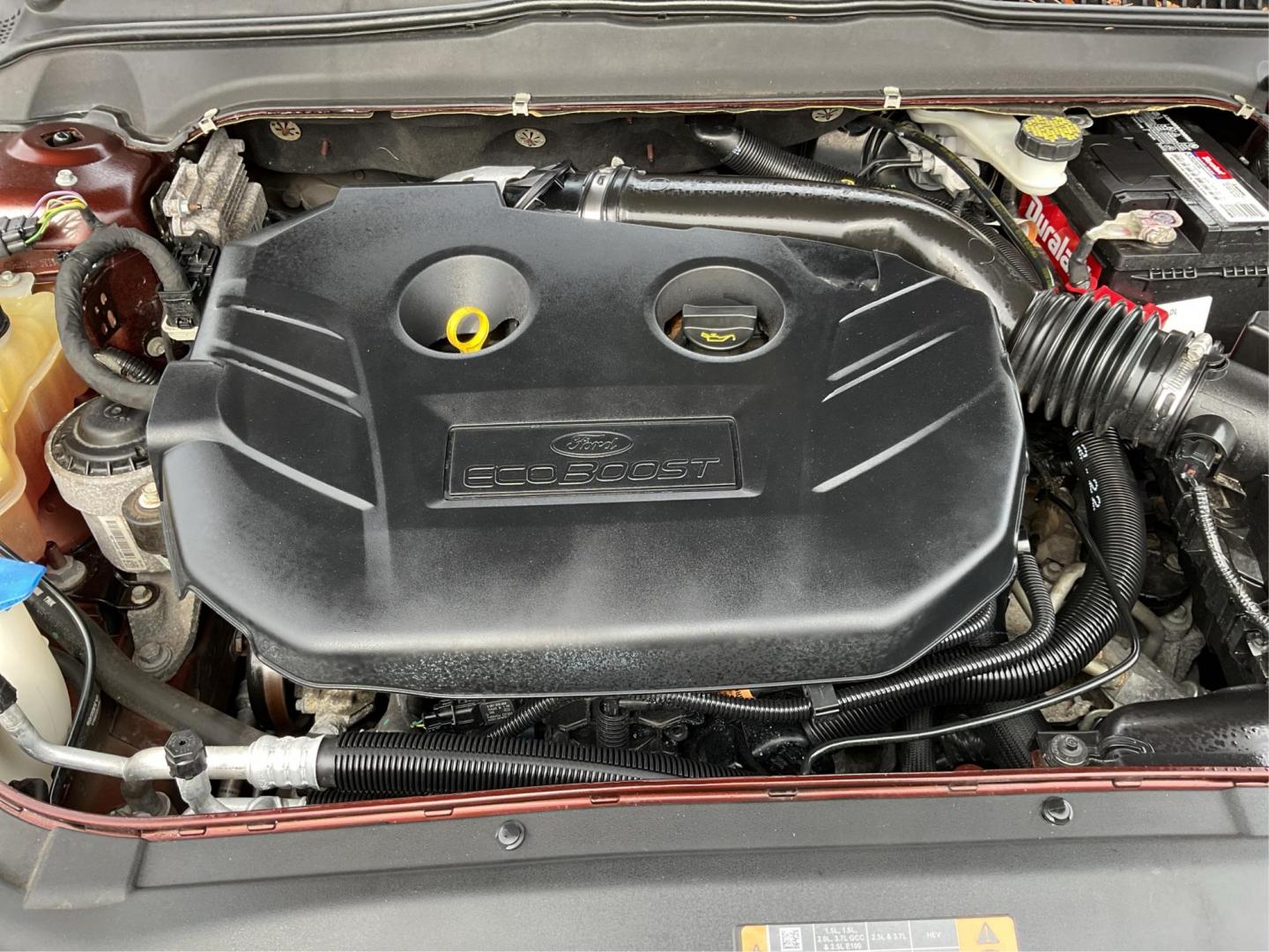 2016 Ford Fusion Titanium (3FA6P0K92GR) with an EcoBoost 2L I-4 gasoline direct injection engine, located at 4508 South Dixie Dr, Moraine, OH, 45439, (937) 908-9800, 39.689976, -84.218452 - 2016 Ford Fusion Titanium - Photo#10