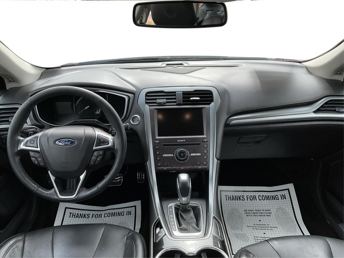 2016 Ford Fusion Titanium (3FA6P0K92GR) with an EcoBoost 2L I-4 gasoline direct injection engine, located at 4508 South Dixie Dr, Moraine, OH, 45439, (937) 908-9800, 39.689976, -84.218452 - 2016 Ford Fusion Titanium - Photo#20
