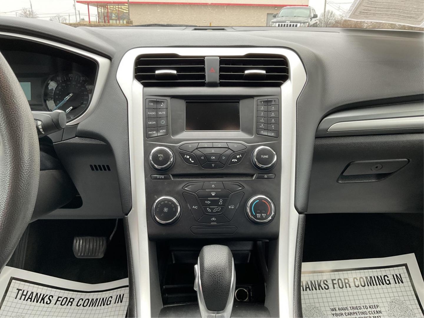 2016 Ford Fusion S (3FA6P0G75GR) with an Duratec 2.5L I-4 DOHC engine, located at 1099 N County Rd 25A, Troy, OH, 45373, (937) 908-9800, 40.057079, -84.212883 - 2016 Ford Fusion S - Photo#12