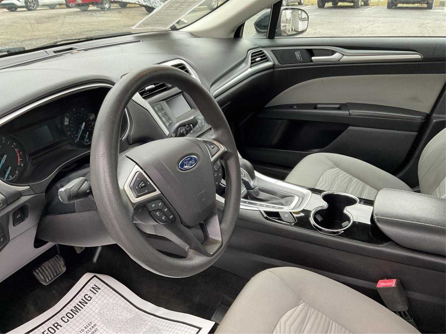 2016 Ford Fusion S (3FA6P0G75GR) with an Duratec 2.5L I-4 DOHC engine, located at 1099 N County Rd 25A, Troy, OH, 45373, (937) 908-9800, 40.057079, -84.212883 - 2016 Ford Fusion S - Photo#8