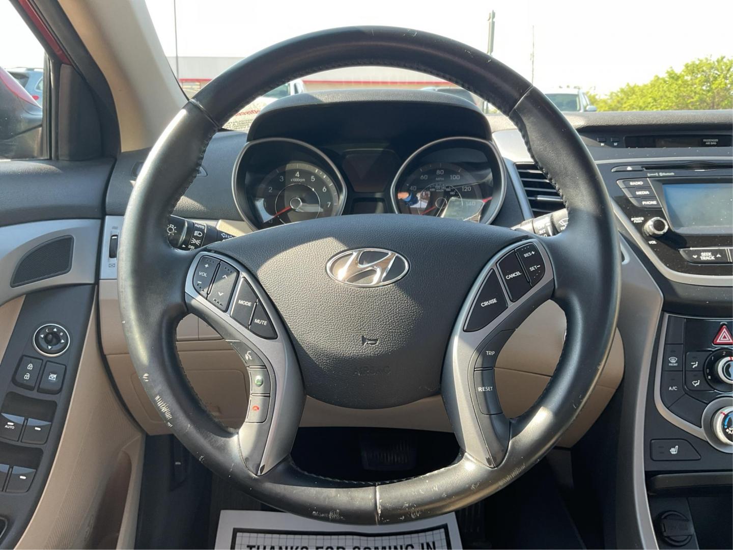 2016 Hyundai Elantra Value Edition (5NPDH4AE4GH) with an Nu 1.8L I-4 DOHC engine, located at 8750 N County Rd 25A, Piqua, OH, 45356, (937) 908-9800, 40.164391, -84.232513 - 2016 Hyundai Elantra Value Edition - Photo#14
