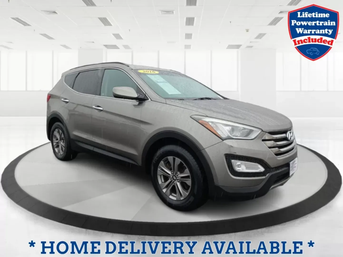2016 Hyundai Santa Fe Sport 2.4 AWD (5XYZUDLB9GG) with an 2.4L L4 DOHC 16V engine, 6-Speed Automatic transmission, located at 1951 S Dayton Lakeview Rd., New Carlisle, OH, 45344, (937) 908-9800, 39.890999, -84.050255 - **Discover Your Next Adventure with the 2016 Hyundai Santa Fe Sport 2.4 AWD at Advantage Car and Credit!**<br /> <br /> Are you ready to elevate your family outings or weekend getaways? The 2016 Hyundai Santa Fe Sport 2.4 AWD is the perfect companion for anyone seeking comfort, safety, and versatili - Photo#0
