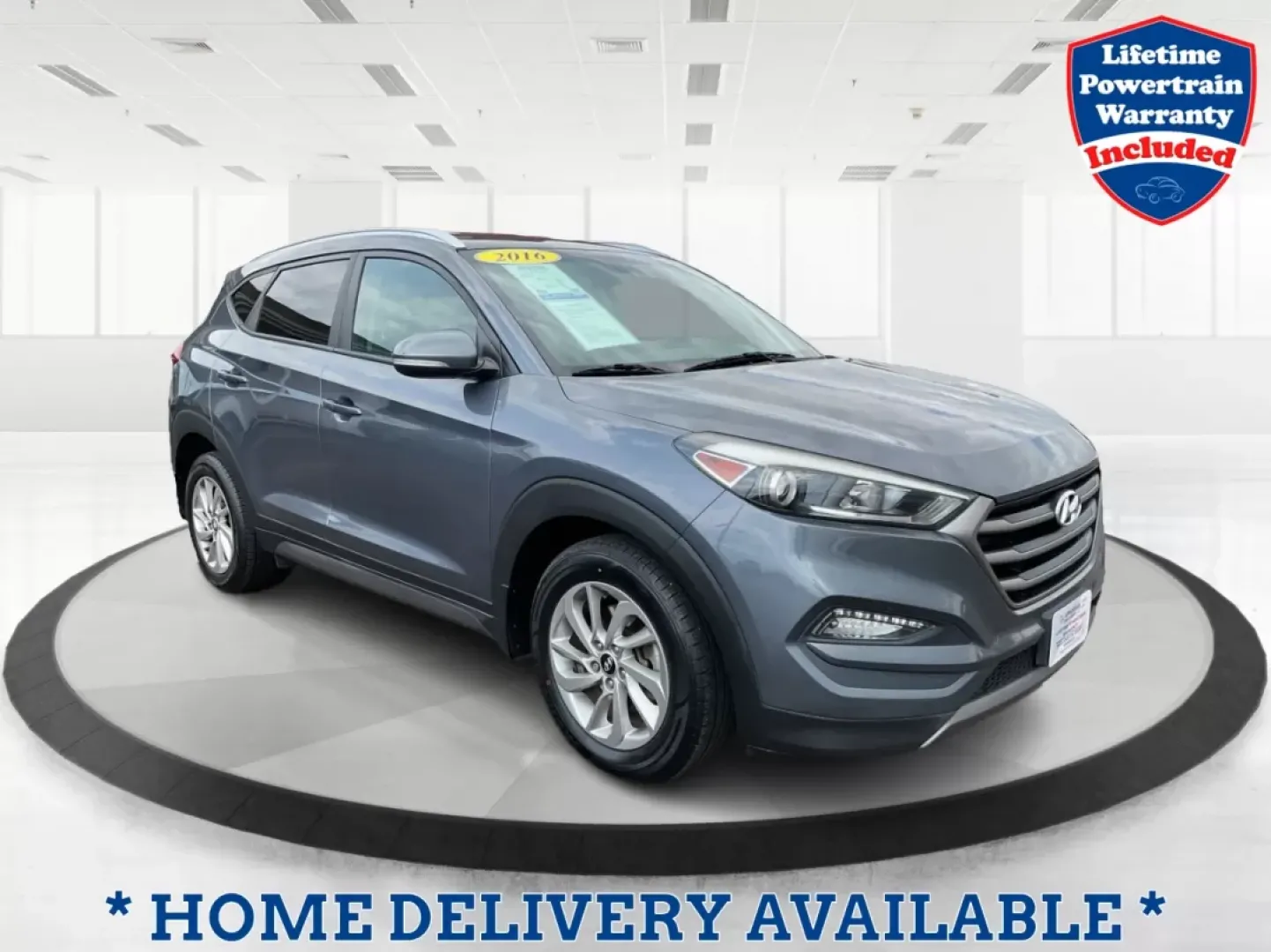 2016 Hyundai Tucson Eco (KM8J3CA24GU) with an 1.6L I-4 gasoline direct injection engine, located at 8750 N County Rd 25A, Piqua, OH, 45356, (937) 908-9800, 40.164391, -84.232513 - **Adventure Awaits: 2016 Hyundai Tucson Eco Your Perfect Companion for Daily Drives and Weekend Getaways!**<br /> <br /> At Advantage Car and Credit, located at 1184 Kauffman Ave, Fairborn, OH 45324, we understand that life is an adventure, and having the right vehicle can make all the difference. - Photo#0