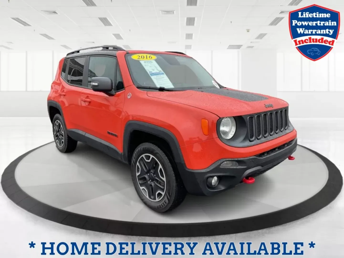 2016 Jeep Renegade Trailhawk (ZACCJBCT1GP) with an Tigershark MultiAir 2.4L I-4 variable valve contro engine, located at 1099 N County Rd 25A, Troy, OH, 45373, (937) 908-9800, 40.057079, -84.212883 - Embrace adventure and elevate your daily routine with this 2016 Jeep Renegade Trailhawk, a versatile Crossover designed for both urban commuting and weekend escapades. Ideal for budget-conscious buyers, this vehicle combines rugged capability with modern technology, making it perfect for growing fam - Photo#0