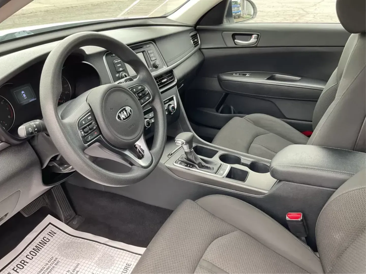 2016 Kia Optima LX (5XXGT4L32GG) with an Theta II 2.4L I-4 gasoline direct injection engine, located at 8750 N County Rd 25A, Piqua, OH, 45356, (937) 908-9800, 40.164391, -84.232513 - 2016 Kia Optima LX - Photo#9