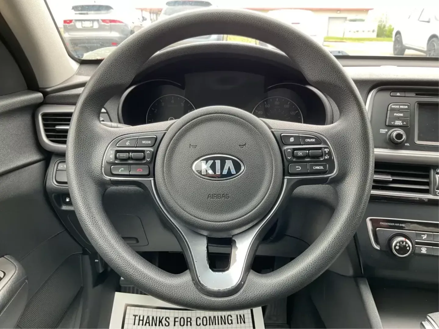 2016 Kia Optima LX (5XXGT4L32GG) with an Theta II 2.4L I-4 gasoline direct injection engine, located at 8750 N County Rd 25A, Piqua, OH, 45356, (937) 908-9800, 40.164391, -84.232513 - 2016 Kia Optima LX - Photo#16