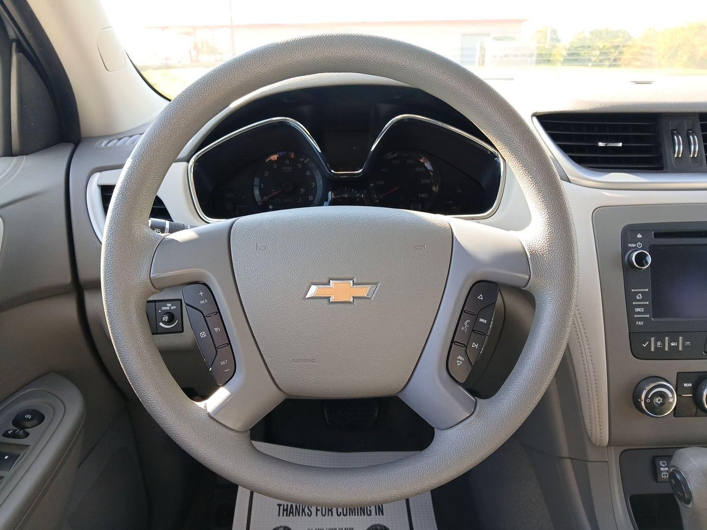 2017 Chevrolet Traverse LS AWD w/PDC (1GNKVFED0HJ) with an 3.6L V6 DOHC 24V engine, 6-Speed Automatic transmission, located at 1230 East Main St, Xenia, OH, 45385, (937) 908-9800, 39.688026, -83.910172 - Third Row - Photo#15