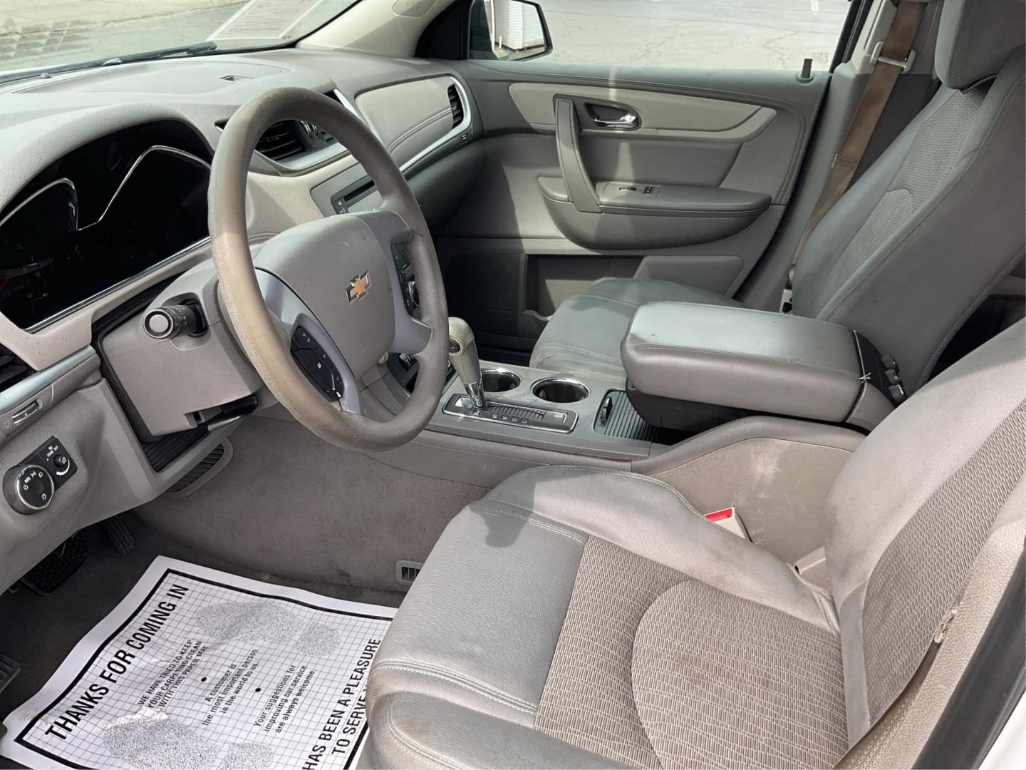 2017 Chevrolet Traverse LS (1GNKRFED9HJ) with an 3.6L V-6 gasoline direct injection engine, located at 1230 East Main St, Xenia, OH, 45385, (937) 908-9800, 39.688026, -83.910172 - Third Row - Photo#8