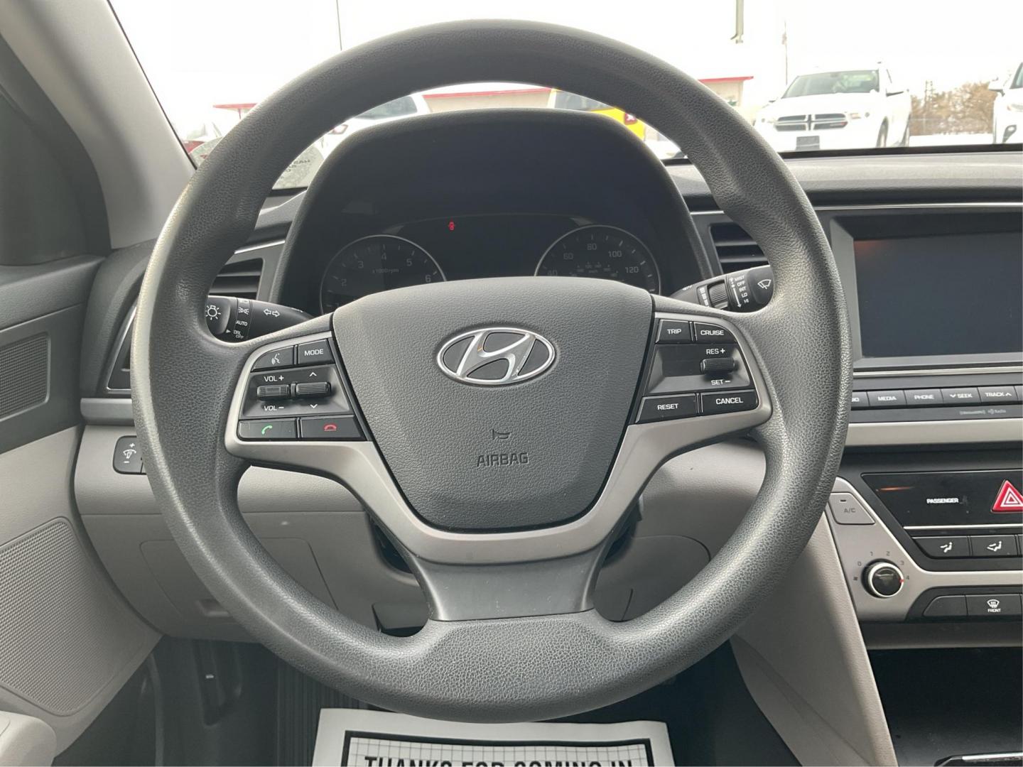 2017 Gray Hyundai Elantra SE (5NPD84LF3HH) with an Other engine, located at 1230 East Main St, Xenia, OH, 45385, (937) 908-9800, 39.688026, -83.910172 - 2017 Hyundai Elantra SE - Photo#15