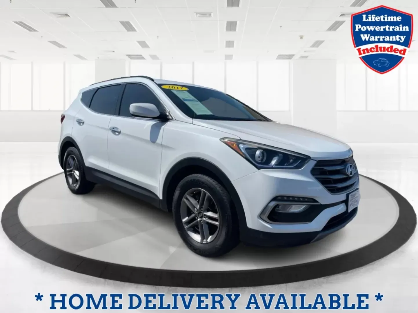 2017 Hyundai Santa Fe 2.4L (5XYZU3LB3HG) with an Theta II 2.4L I-4 gasoline direct injection engine, located at 1230 East Main St, Xenia, OH, 45385, (937) 908-9800, 39.688026, -83.910172 - Are you ready to elevate your family adventures with a premium SUV that seamlessly blends style, comfort, and reliability? Look no further than this stunning 2017 Hyundai Santa Fe, available now at Advantage Car and Credit in Fairborn, OH. Whether you're commuting to work, heading out on a family ro - Photo#0