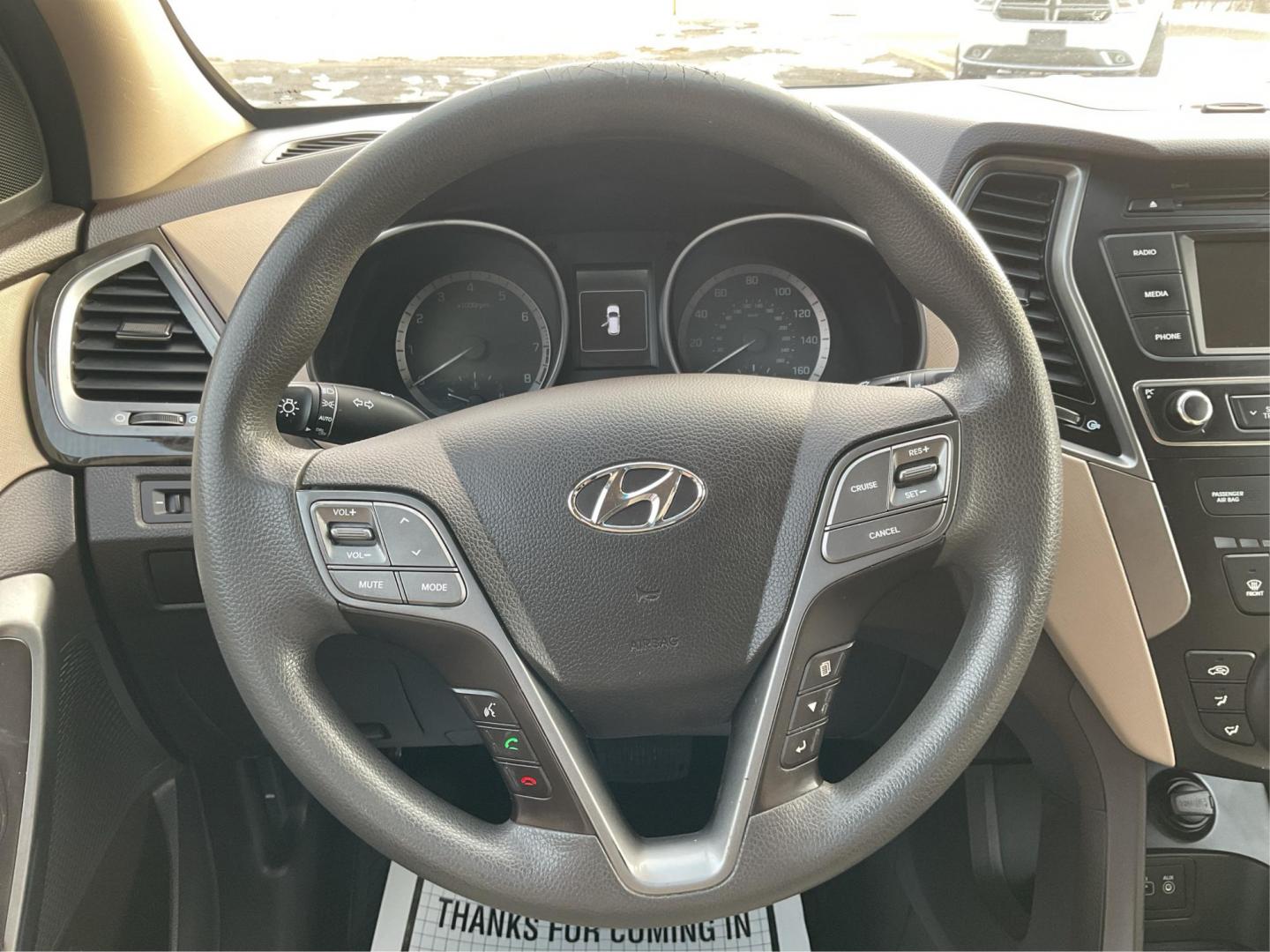 2017 Hyundai Santa Fe Sport 2.4L (5XYZT3LBXHG) with an Theta II 2.4L I-4 gasoline direct injection engine, located at 1099 N County Rd 25A, Troy, OH, 45373, (937) 908-9800, 40.057079, -84.212883 - 2017 Hyundai Santa Fe Sport 2.4L - Photo#15