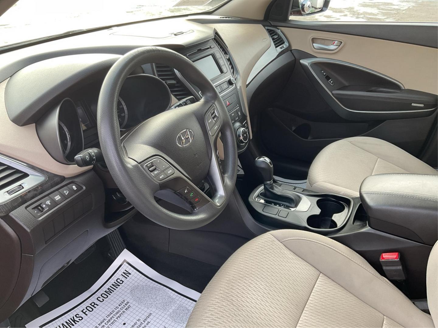 2017 Hyundai Santa Fe Sport 2.4L (5XYZT3LBXHG) with an Theta II 2.4L I-4 gasoline direct injection engine, located at 1099 N County Rd 25A, Troy, OH, 45373, (937) 908-9800, 40.057079, -84.212883 - 2017 Hyundai Santa Fe Sport 2.4L - Photo#8
