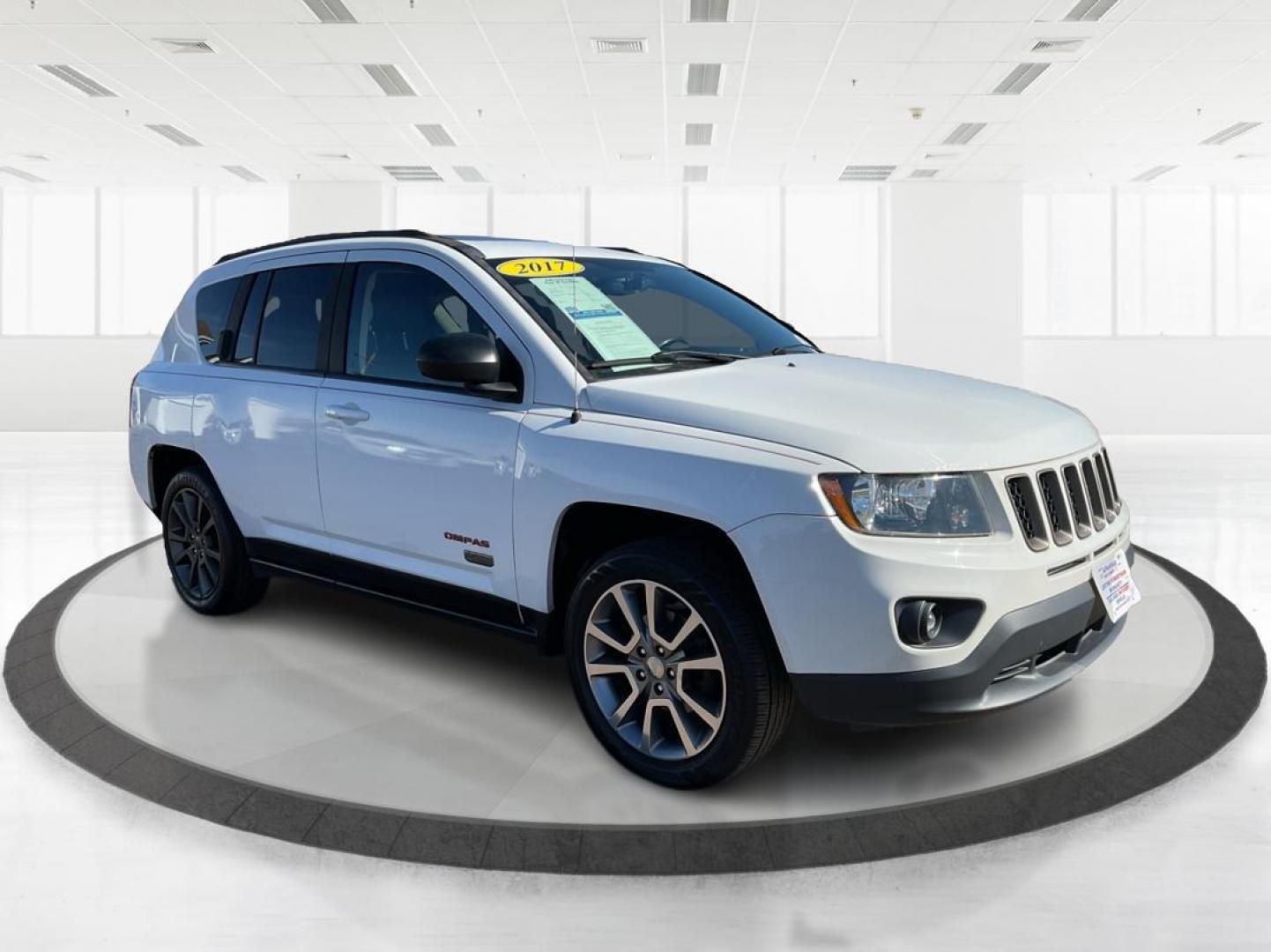 2017 White Knuckle Clear Coat Jeep Compass Sport FWD (1C4NJCBB4HD) with an 2.4L L4 DOHC 16V engine, located at 8750 N County Rd 25A, Piqua, OH, 45356, (937) 908-9800, 40.164391, -84.232513 - 2017 Jeep Compass Sport FWD - Photo#0