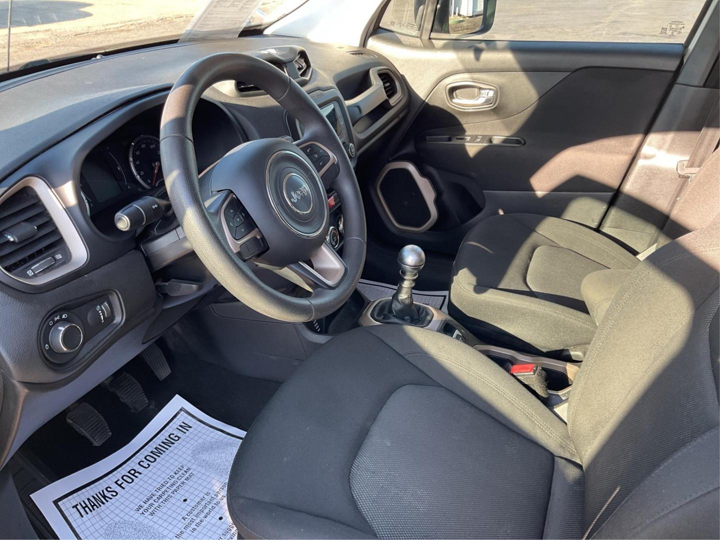 2017 Jeep Renegade Sport 4x4 (ZACCJBAH3HP) with an MultiAir 1.4L I-4 variable valve control engine, Manual transmission, located at 1099 N County Rd 25A, Troy, OH, 45373, (937) 908-9800, 40.057079, -84.212883 - 2017 Jeep Renegade Sport 4x4 - Photo#6