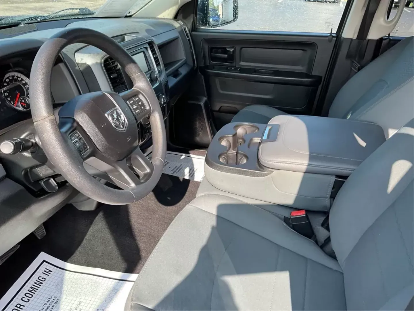 2018 Ram 1500 Express Quad Cab 4x4 6'4 Box (1C6RR7FT8JS) with an Other engine, located at 880 E. National Road, Vandalia, OH, 45377, (937) 908-9800, 39.891918, -84.183594 - Are you ready to elevate your adventures and tackle any terrain with confidence? The 2018 Ram 1500 Express Quad Cab 4x4 is the ultimate truck for weekend warriors and daily commuters alike, offering the perfect blend of power, versatility, and style. With a striking Delmonico Red Pearlcoat exterior - Photo#8