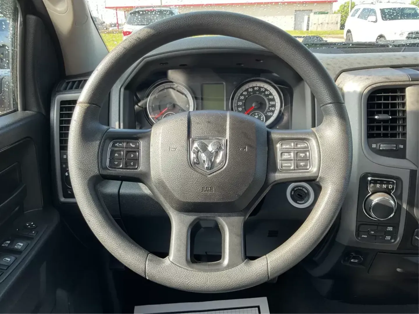 2018 Ram 1500 Express Quad Cab 4x4 6'4 Box (1C6RR7FT8JS) with an Other engine, located at 880 E. National Road, Vandalia, OH, 45377, (937) 908-9800, 39.891918, -84.183594 - Are you ready to elevate your adventures and tackle any terrain with confidence? The 2018 Ram 1500 Express Quad Cab 4x4 is the ultimate truck for weekend warriors and daily commuters alike, offering the perfect blend of power, versatility, and style. With a striking Delmonico Red Pearlcoat exterior - Photo#14