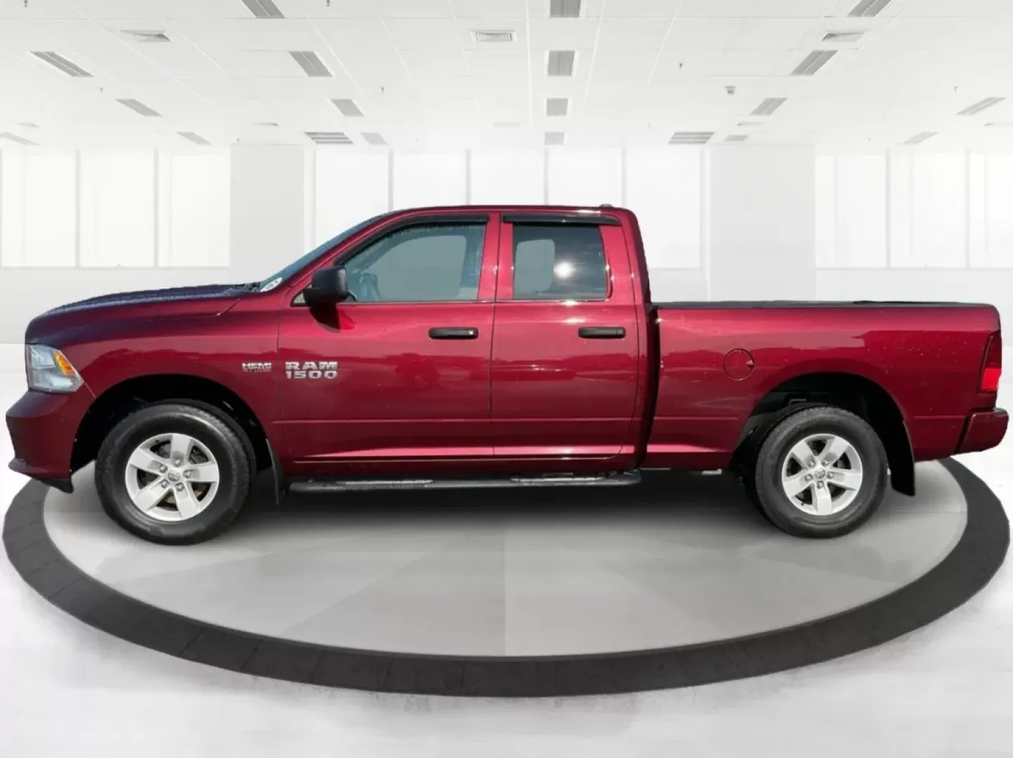 2018 Ram 1500 Express Quad Cab 4x4 6'4 Box (1C6RR7FT8JS) with an Other engine, located at 880 E. National Road, Vandalia, OH, 45377, (937) 908-9800, 39.891918, -84.183594 - Are you ready to elevate your adventures and tackle any terrain with confidence? The 2018 Ram 1500 Express Quad Cab 4x4 is the ultimate truck for weekend warriors and daily commuters alike, offering the perfect blend of power, versatility, and style. With a striking Delmonico Red Pearlcoat exterior - Photo#5