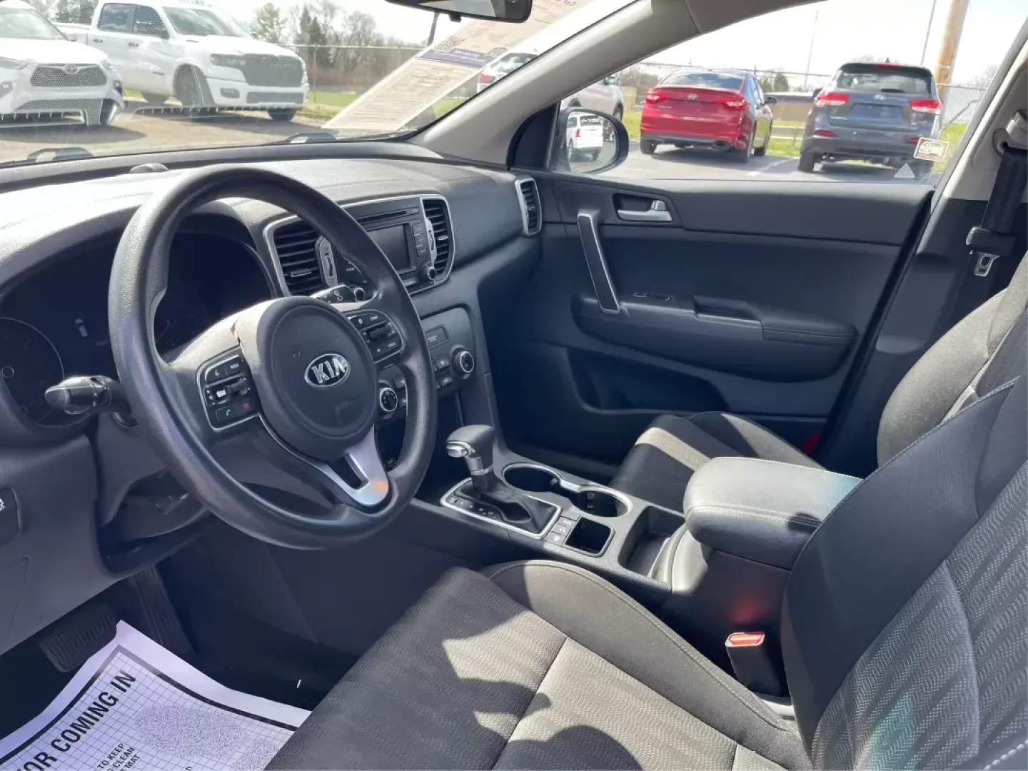 2019 Kia Sportage LX (KNDPMCACXK7) with an Theta II 2.4L I-4 gasoline direct injection engine, located at 8750 N County Rd 25A, Piqua, OH, 45356, (937) 908-9800, 40.164391, -84.232513 - 2019 Kia Sportage LX - Photo#8