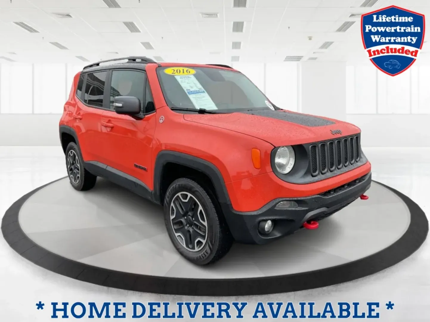 2016 Jeep Renegade Trailhawk (ZACCJBCT1GP) with an Tigershark MultiAir 2.4L I-4 variable valve contro engine, located at 4508 South Dixie Dr, Moraine, OH, 45439, (937) 908-9800, 39.689976, -84.218452 - Embrace adventure and elevate your daily routine with this 2016 Jeep Renegade Trailhawk, a versatile Crossover designed for both urban commuting and weekend escapades. Ideal for budget-conscious buyers, this vehicle combines rugged capability with modern technology, making it perfect for growing fam - Photo#0