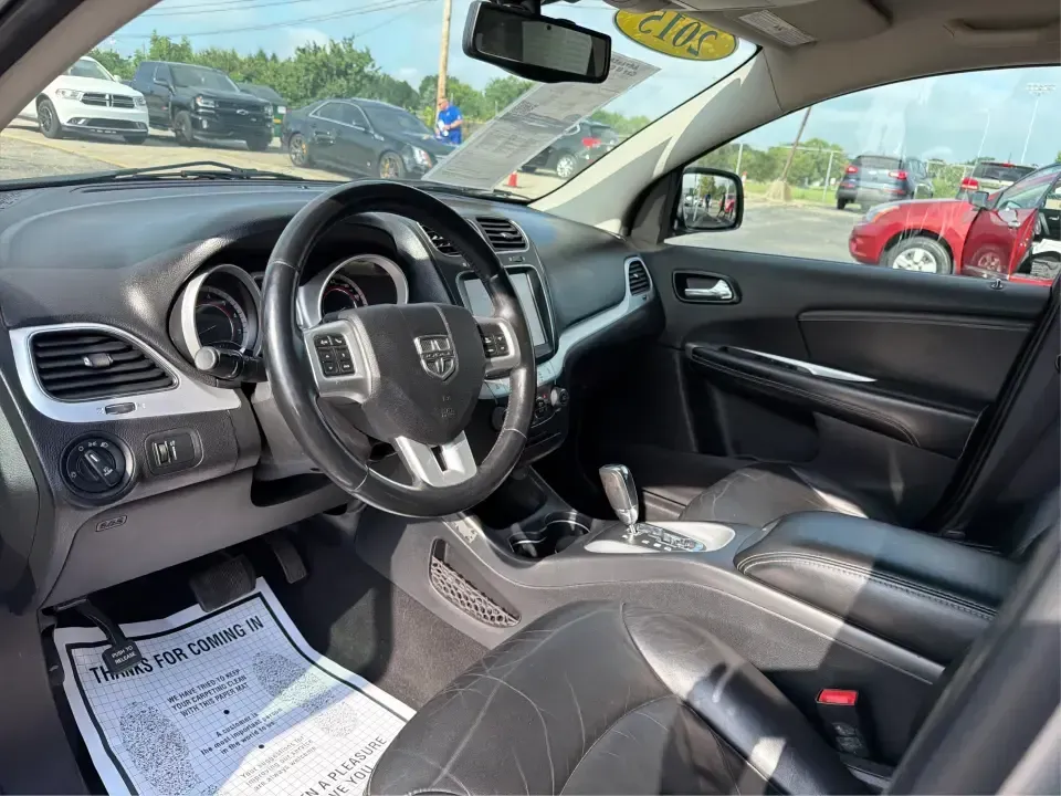2015 Billet Silver Metallic CC Dodge Journey SXT (3C4PDCBG3FT) with an 3.6L V6 DOHC 24V engine, 6-Speed Automatic transmission, located at 8750 N County Rd 25A, Piqua, OH, 45356, (937) 908-9800, 40.164391, -84.232513 - Pack up the kids, cue up a road-trip playlist, and point the GPS toward your next weekend getaway-this 2015 Dodge Journey SXT is the kind of roomy, comfortable SUV that fits real life in West Central Ohio. Whether you're commuting up I75, running errands along N County Rd 25A, or heading toward down- Photo#9