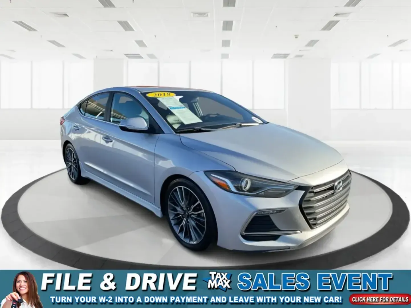 2018 Hyundai Elantra Sport (KMHD04LB6JU) with an 1.6L I-4 gasoline direct injection engine, 6A transmission, located at 4508 South Dixie Dr, Moraine, OH, 45439, (937) 908-9800, 39.689976, -84.218452 - ### Elevate Your Daily Commute with the 2018 Hyundai Elantra Sport at Advantage Car and Credit!<br /> <br /> Are you ready to enhance your daily life with a reliable vehicle that balances performance, comfort, and style? Look no further than the stunning 2018 Hyundai Elantra Sport, available now at - Photo#0