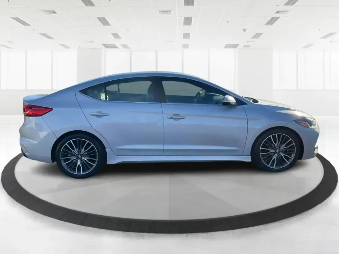 2018 Hyundai Elantra Sport (KMHD04LB6JU) with an 1.6L I-4 gasoline direct injection engine, 6A transmission, located at 4508 South Dixie Dr, Moraine, OH, 45439, (937) 908-9800, 39.689976, -84.218452 - ### Elevate Your Daily Commute with the 2018 Hyundai Elantra Sport at Advantage Car and Credit!<br /> <br /> Are you ready to enhance your daily life with a reliable vehicle that balances performance, comfort, and style? Look no further than the stunning 2018 Hyundai Elantra Sport, available now at - Photo#1
