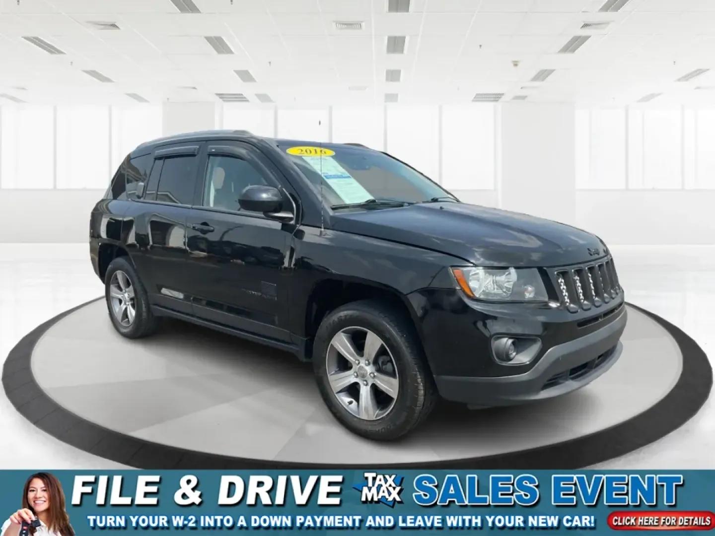 2016 Jeep Compass High Altitude Edition (1C4NJDEB2GD) with an 2.4L I-4 DOHC engine, located at 401 Woodman Dr, Riverside, OH, 45431, (937) 908-9800, 39.760899, -84.123421 - **Adventure Awaits with this 2016 Jeep Compass High Altitude Edition!**<br /> <br /> Are you ready to elevate your driving experience? Perfect for weekend getaways or long commutes, this 2016 Jeep Compass High Altitude Edition is designed to tackle any journey with confidence and style. At Advantage - Photo#0