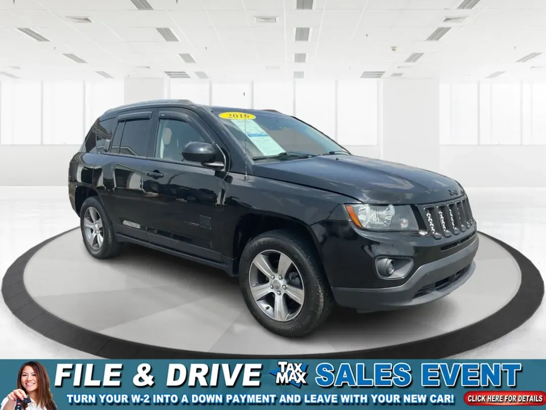 2016 Jeep Compass High Altitude Edition (1C4NJDEB2GD) with an 2.4L I-4 DOHC engine, located at 401 Woodman Dr, Riverside, OH, 45431, (937) 908-9800, 39.760899, -84.123421 - **Adventure Awaits with this 2016 Jeep Compass High Altitude Edition!**<br /> <br /> Are you ready to elevate your driving experience? Perfect for weekend getaways or long commutes, this 2016 Jeep Compass High Altitude Edition is designed to tackle any journey with confidence and style. At Advantage - Photo#0