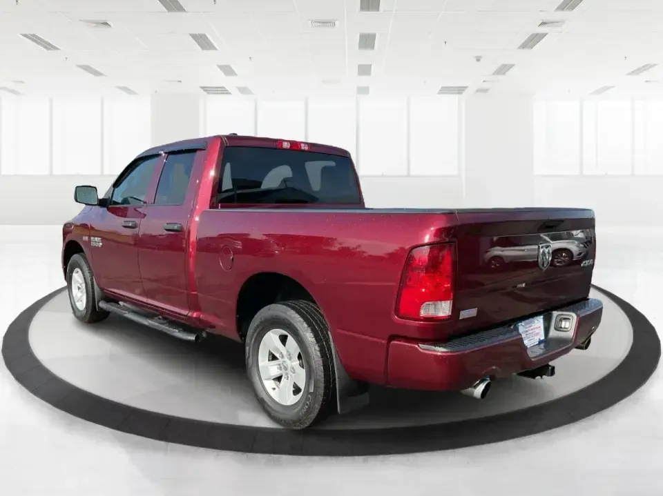 2018 Ram 1500 Express Quad Cab 4x4 6'4 Box (1C6RR7FT8JS) with an 5.7L V8 OHV 16V engine, 8A transmission, located at 1099 N County Rd 25A, Troy, OH, 45373, (937) 908-9800, 40.057079, -84.212883 - Are you ready to elevate your adventures and tackle any terrain with confidence? The 2018 Ram 1500 Express Quad Cab 4x4 is the ultimate truck for weekend warriors and daily commuters alike, offering the perfect blend of power, versatility, and style. With a striking Delmonico Red Pearlcoat exterior - Photo#4