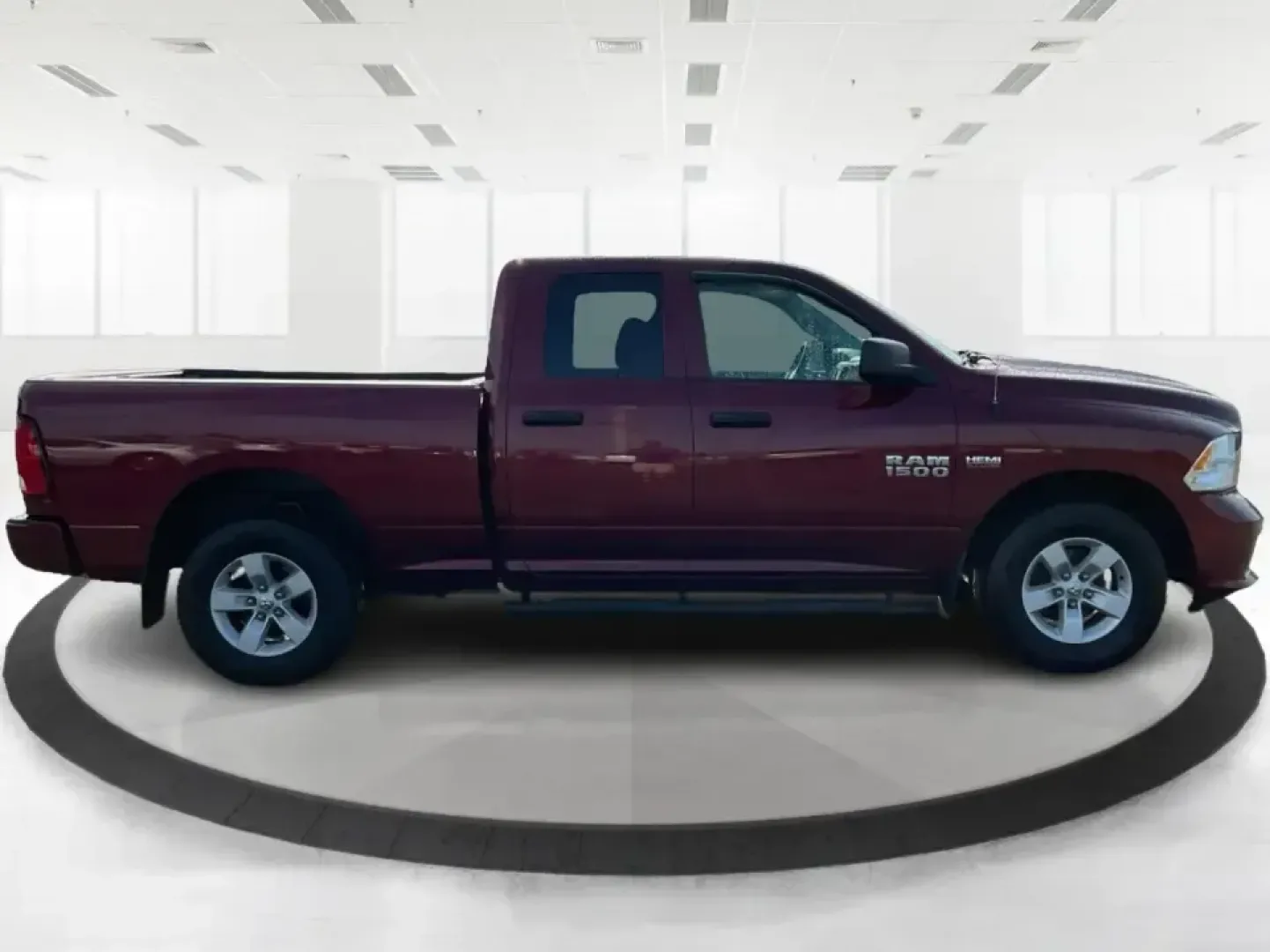 2018 Ram 1500 Express Quad Cab 4x4 6'4 Box (1C6RR7FT8JS) with an 5.7L V8 OHV 16V engine, 8A transmission, located at 8750 N County Rd 25A, Piqua, OH, 45356, (937) 908-9800, 40.164391, -84.232513 - Are you ready to elevate your adventures and tackle any terrain with confidence? The 2018 Ram 1500 Express Quad Cab 4x4 is the ultimate truck for weekend warriors and daily commuters alike, offering the perfect blend of power, versatility, and style. With a striking Delmonico Red Pearlcoat exterior - Photo#1