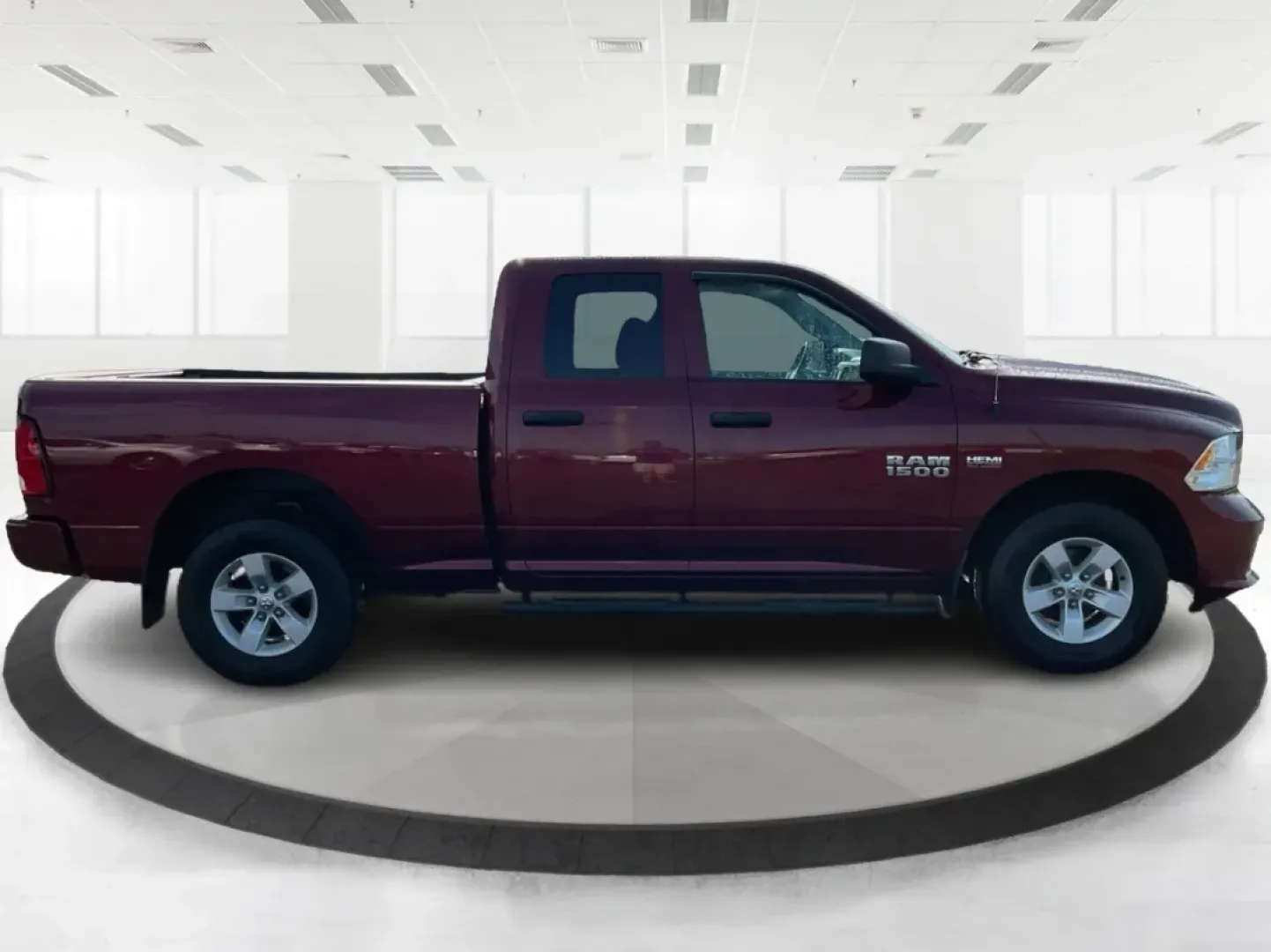 2018 Ram 1500 Express Quad Cab 4x4 6'4 Box (1C6RR7FT8JS) with an Other engine, located at 1230 East Main St, Xenia, OH, 45385, (937) 908-9800, 39.688026, -83.910172 - Are you ready to elevate your adventures and tackle any terrain with confidence? The 2018 Ram 1500 Express Quad Cab 4x4 is the ultimate truck for weekend warriors and daily commuters alike, offering the perfect blend of power, versatility, and style. With a striking Delmonico Red Pearlcoat exterior - Photo#1